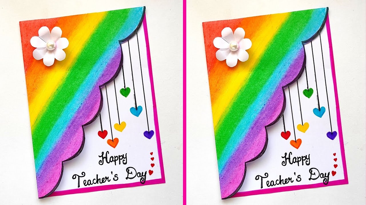 Teachers Day Card Easy And Beautiful Teachers Day Card DIY Card For Teachers YouTube
