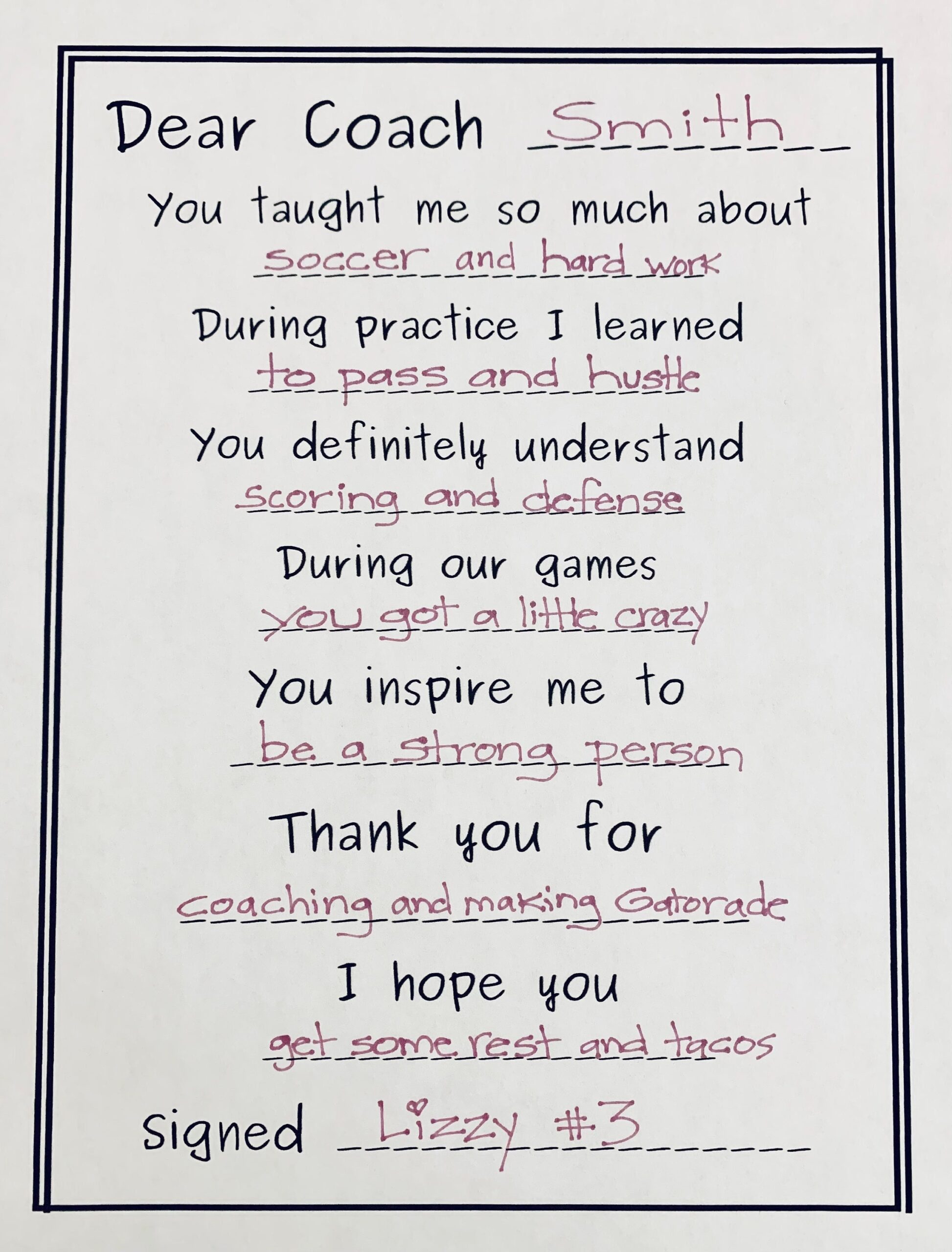 Thank You Coach Note PRINTABLE Coach Gift From The Team Coach Appreciation Coach Mad Libs To Coach From Players Etsy Thank You Coach Note PRINTABLE Coach Gift From The Team Coach Appreciation Coach Mad Libs To Coach From Players Etsy