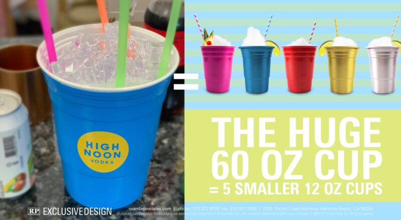 The Huge Party Cup Plastic Drinkware Drinkware Custom Branded Products RP Associates