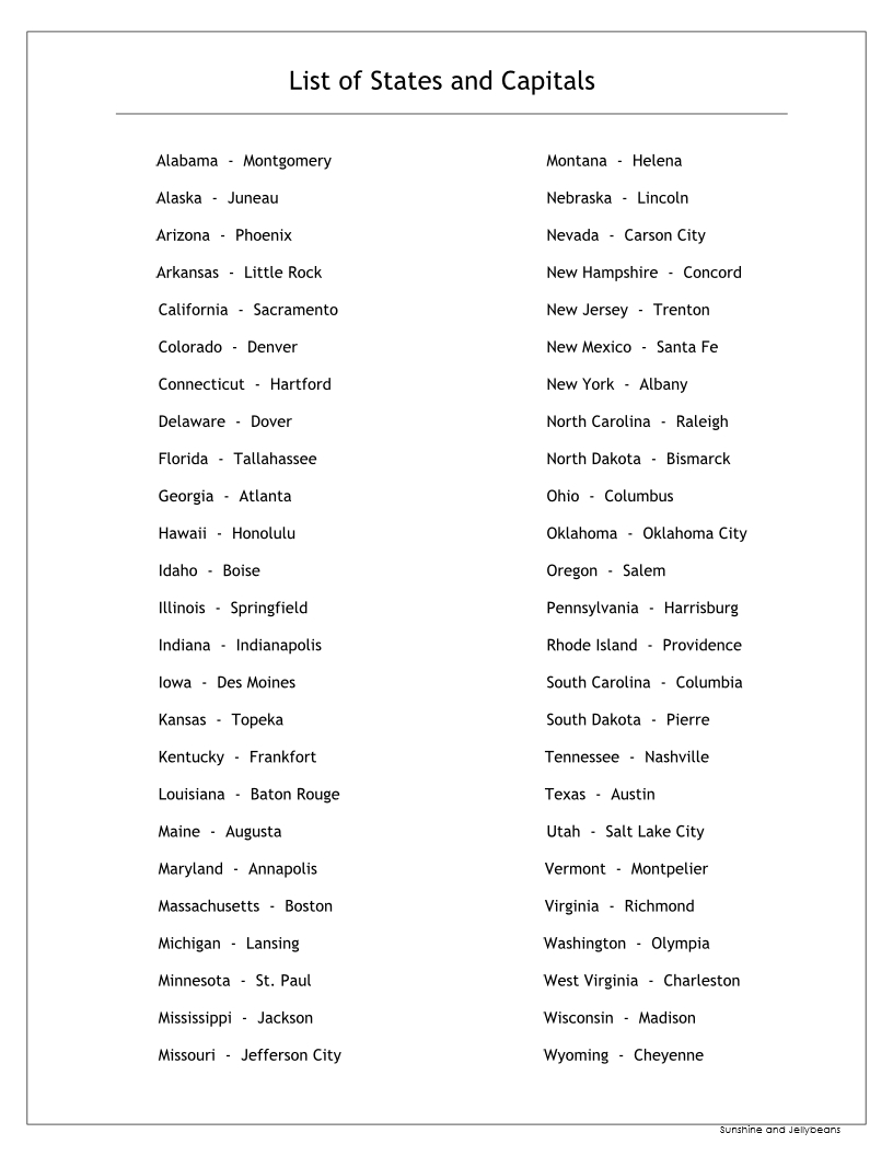 U S States Capitals Worksheets Test Sheets Maps U S Geography Made By Teachers U S States Capitals Worksheets Test Sheets Maps U S Geography Made By Teachers