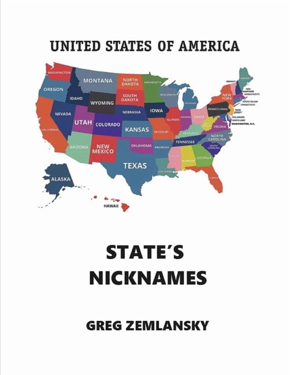 United States Of America State s Nicknames Paperback Walmart