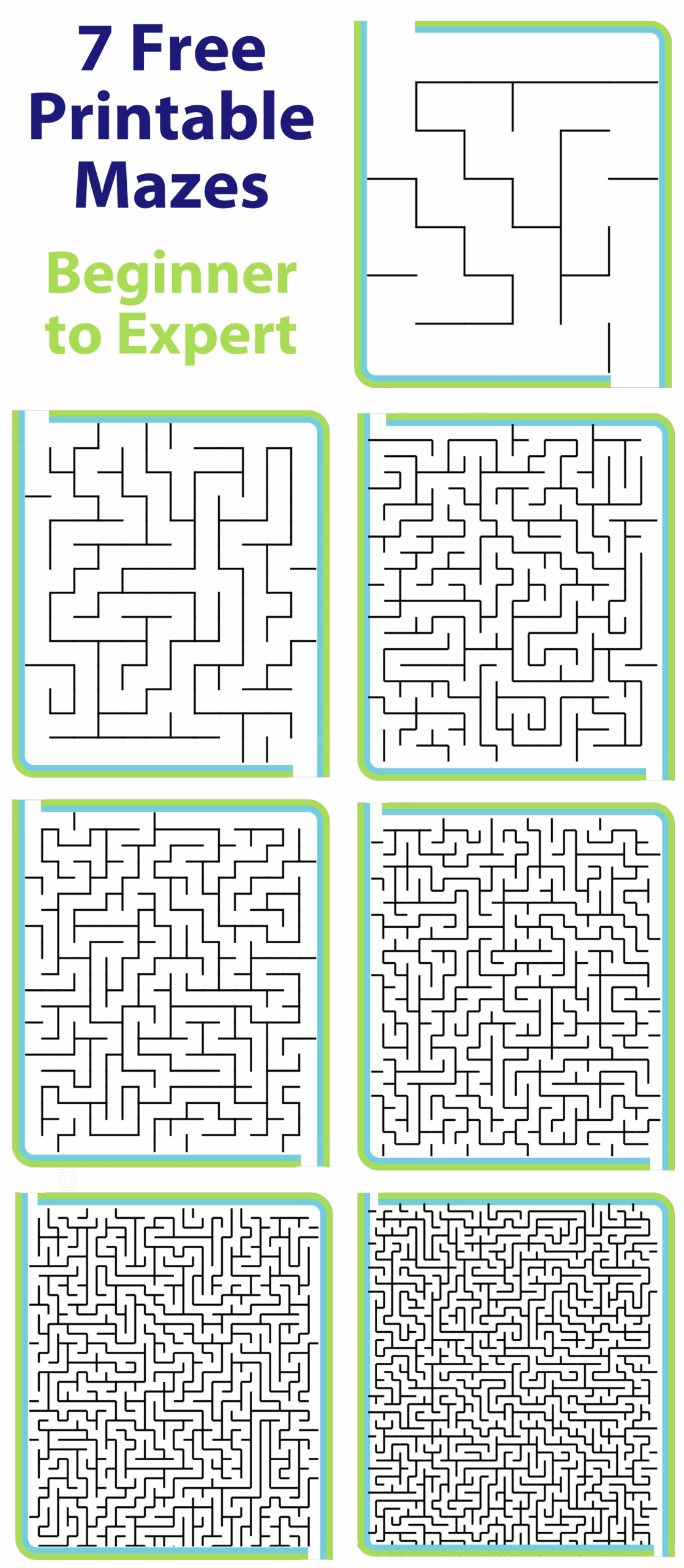 Unlimited Printable Mazes Beginner To Expert Worksheets Library Unlimited Printable Mazes Beginner To Expert Worksheets Library