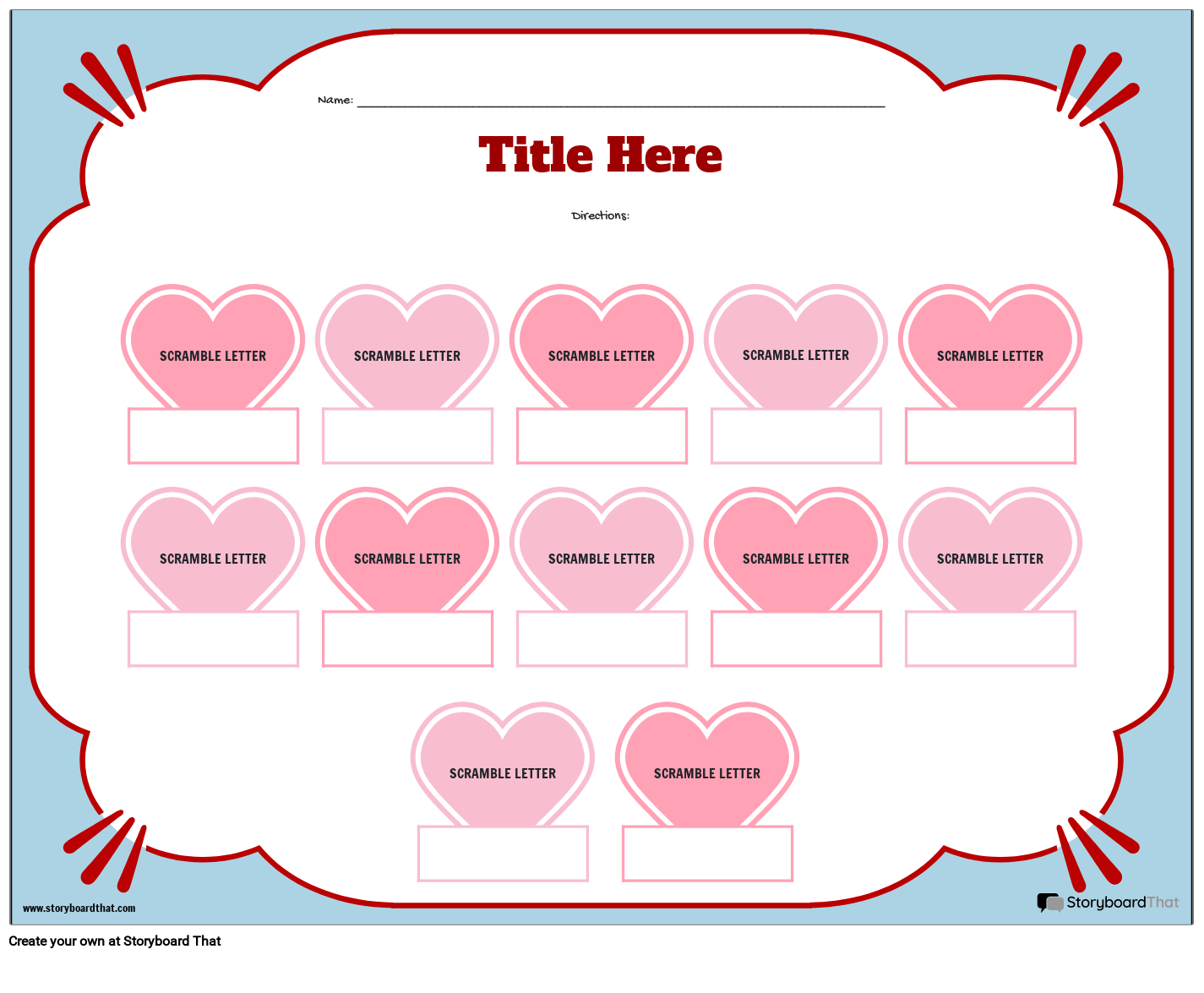 free printable valentine's day name tags