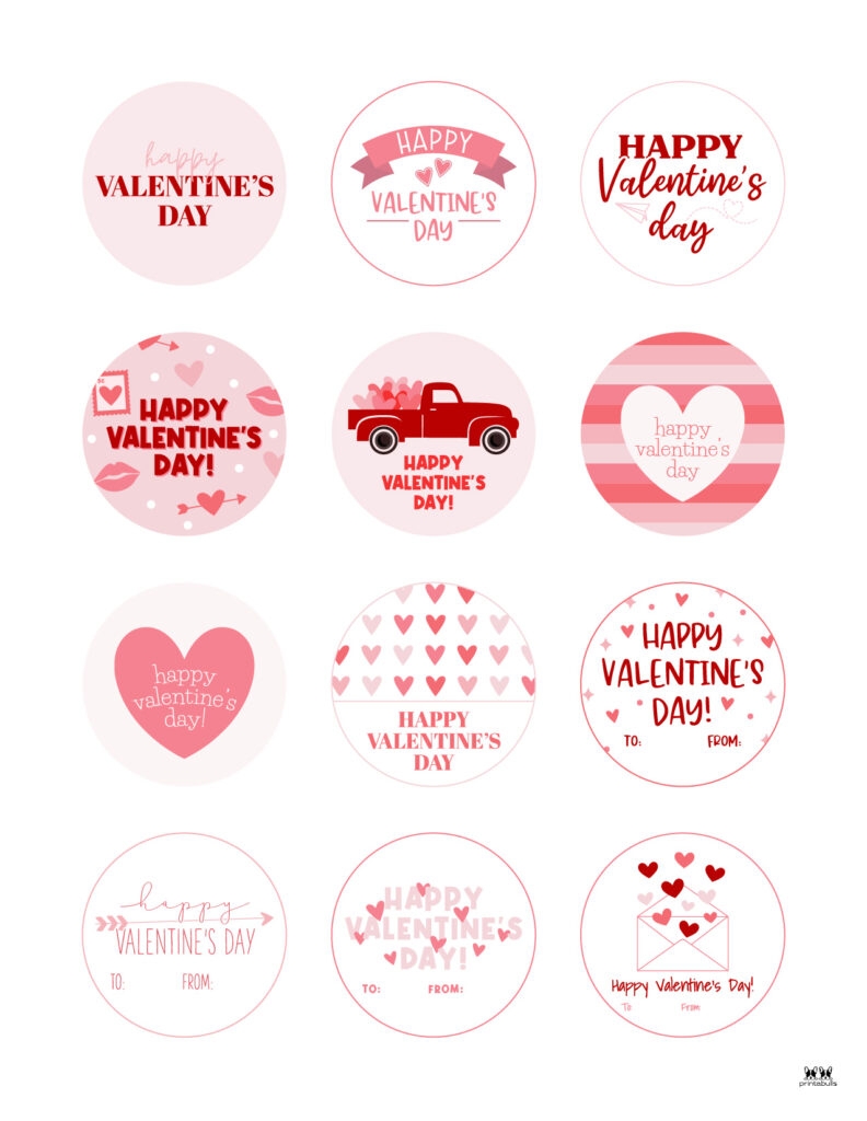Valentine Tags 300 FREE Printable Tags Printabulls Valentine Tags 300 FREE Printable Tags Printabulls