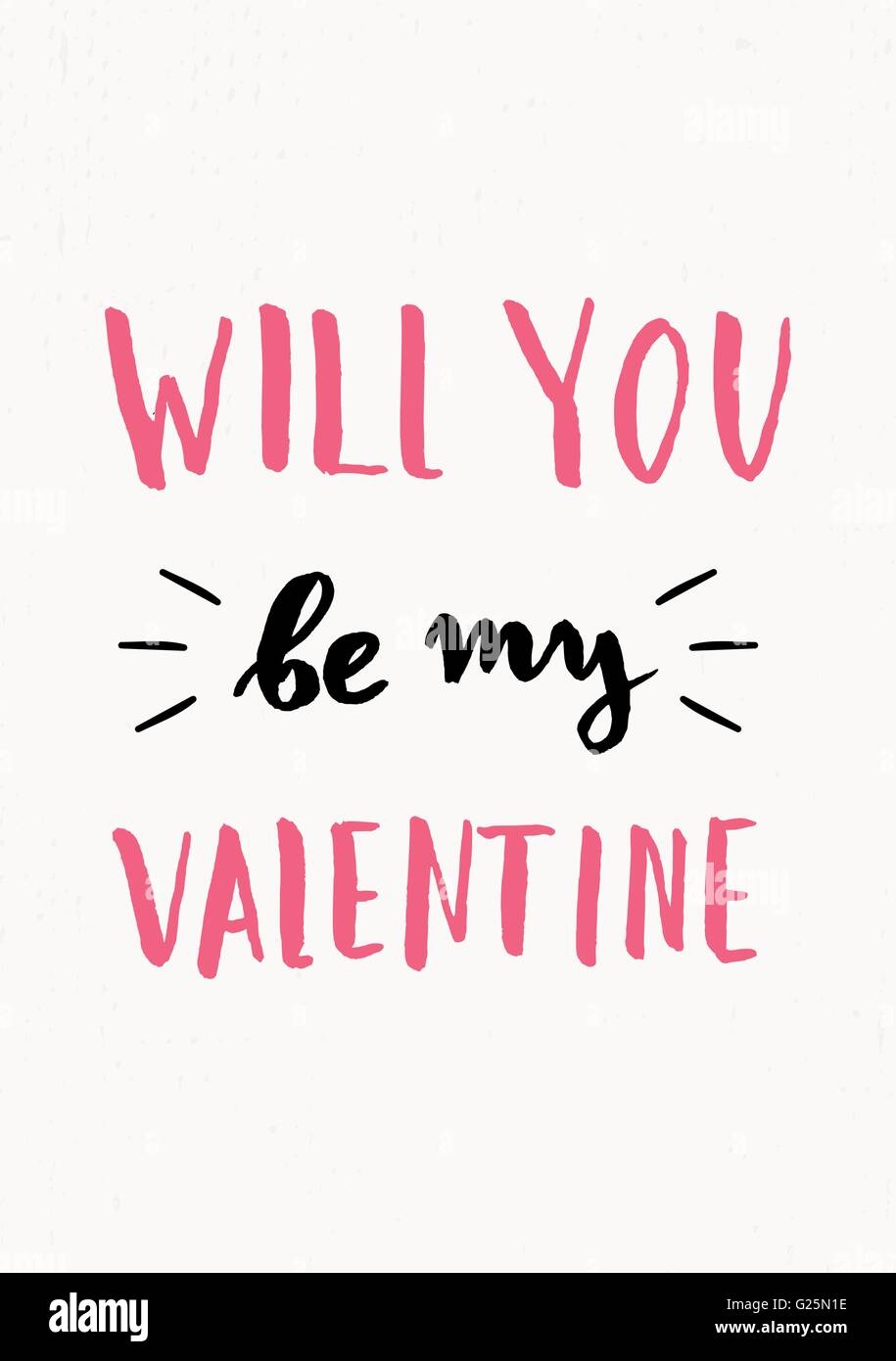 will you be my valentine printable