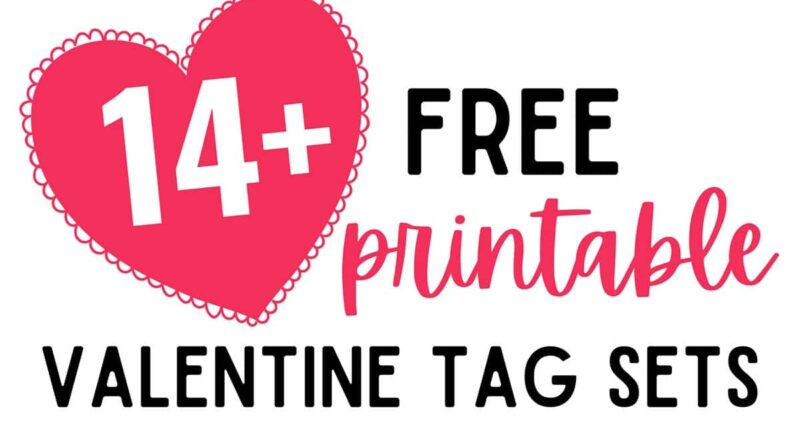 14 Free Printable Valentine s Day Tags Aubree Originals
