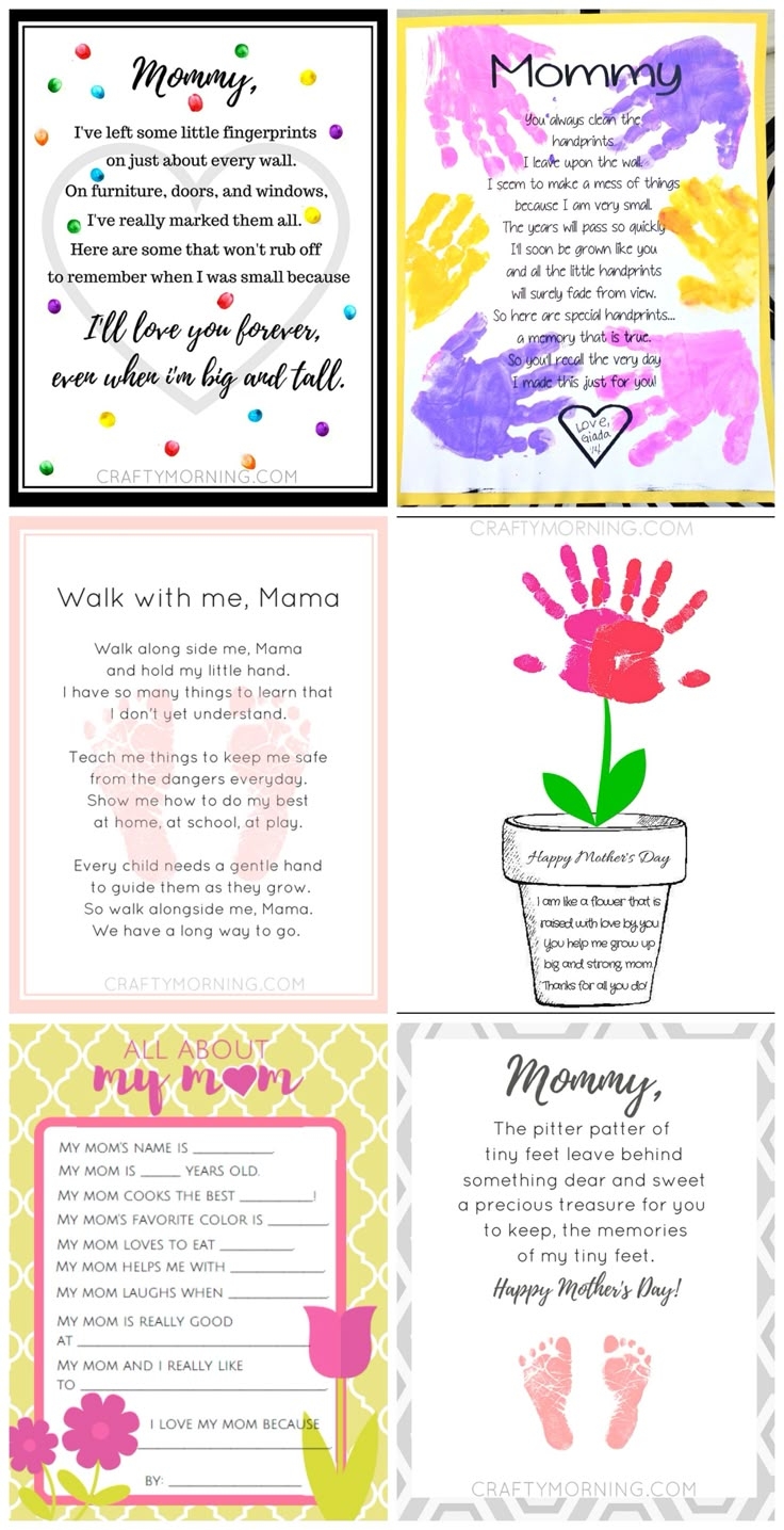 mothers day poems free printables