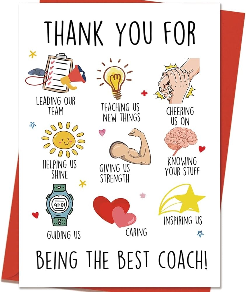 thank you coach card thank you coach card