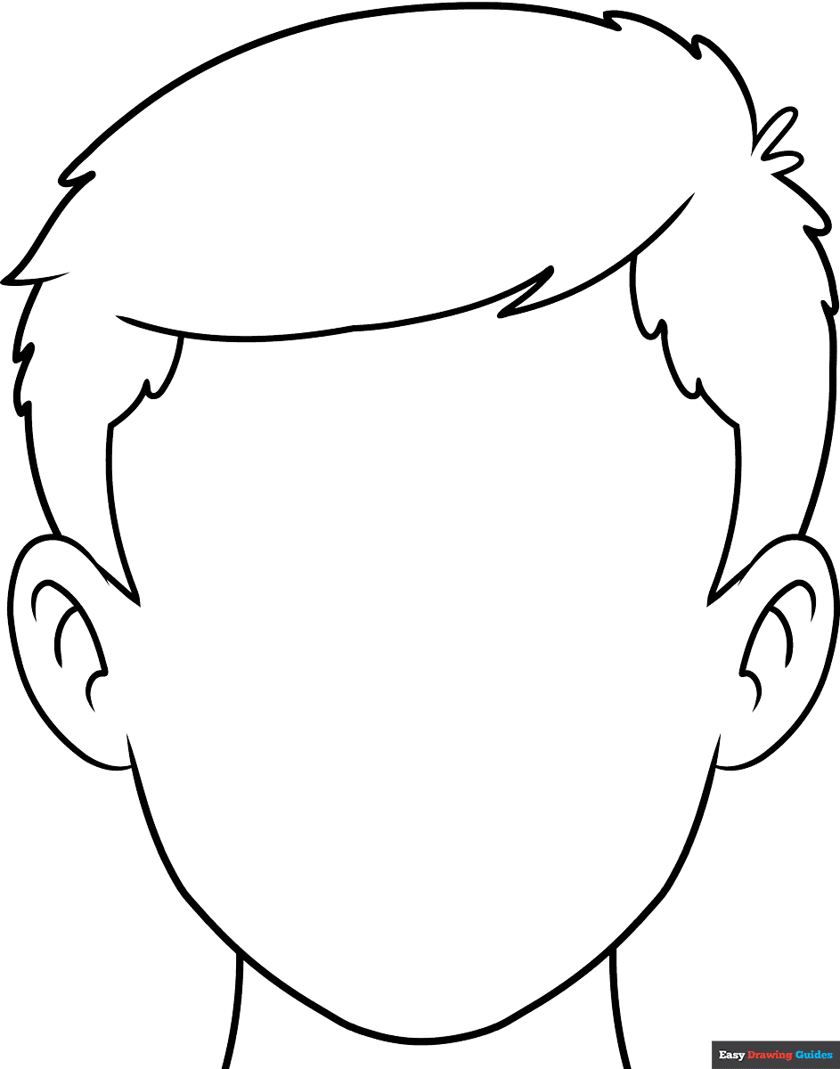 Blank Face Coloring Page Easy Drawing Guides Blank Face Coloring Page Easy Drawing Guides