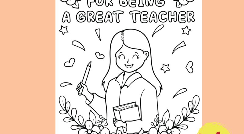 Buy Printable Teacher Appreciation Coloring Pages Appreciation Thank You Coloring Pages Kids Coloring Page School Education Activity Sheets Online In India Etsy