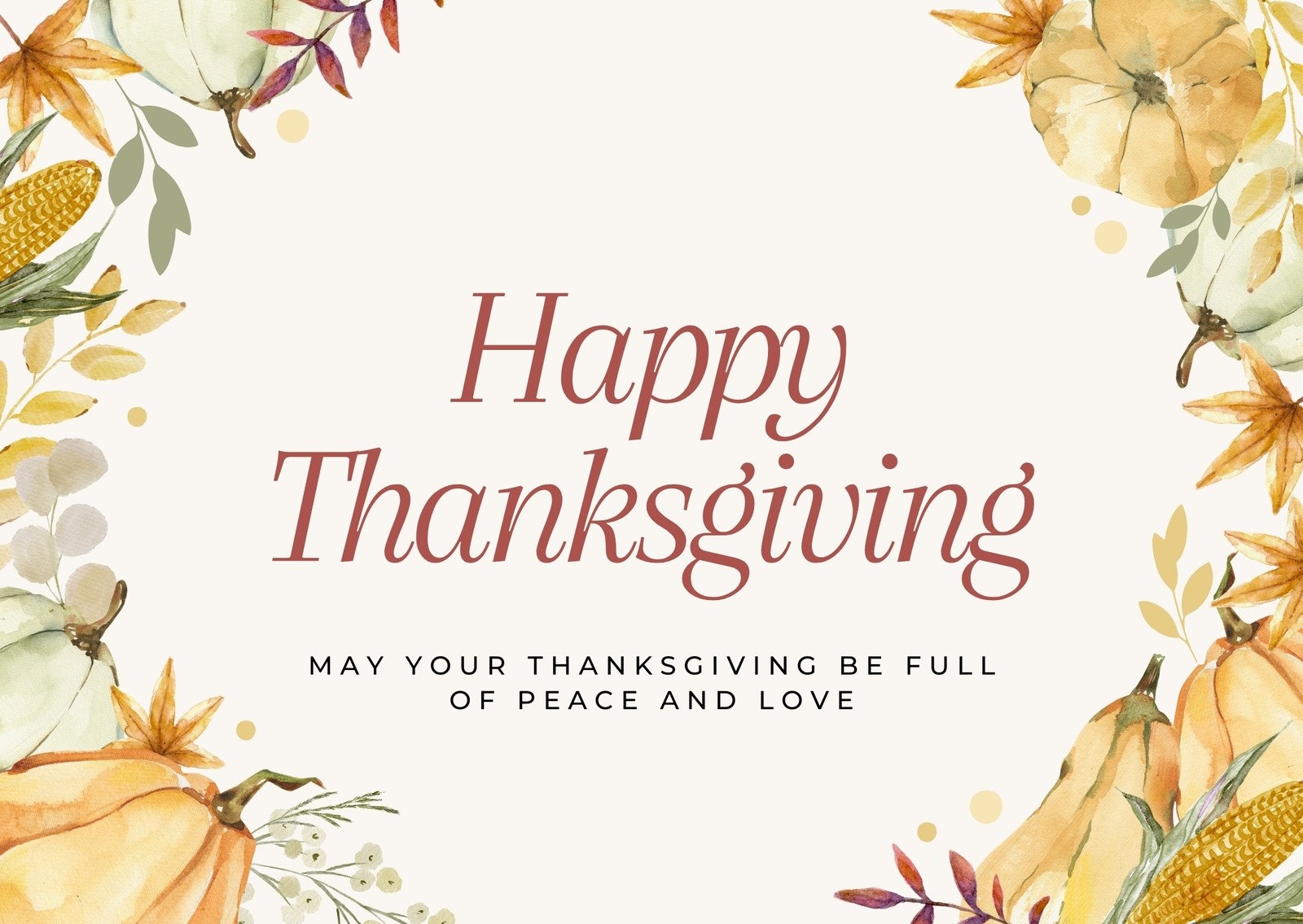Design And Print Custom Landscape Thanksgiving Cards Canva