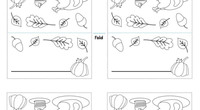 DIY Thanksgiving Place Cards Printable Learning Resources