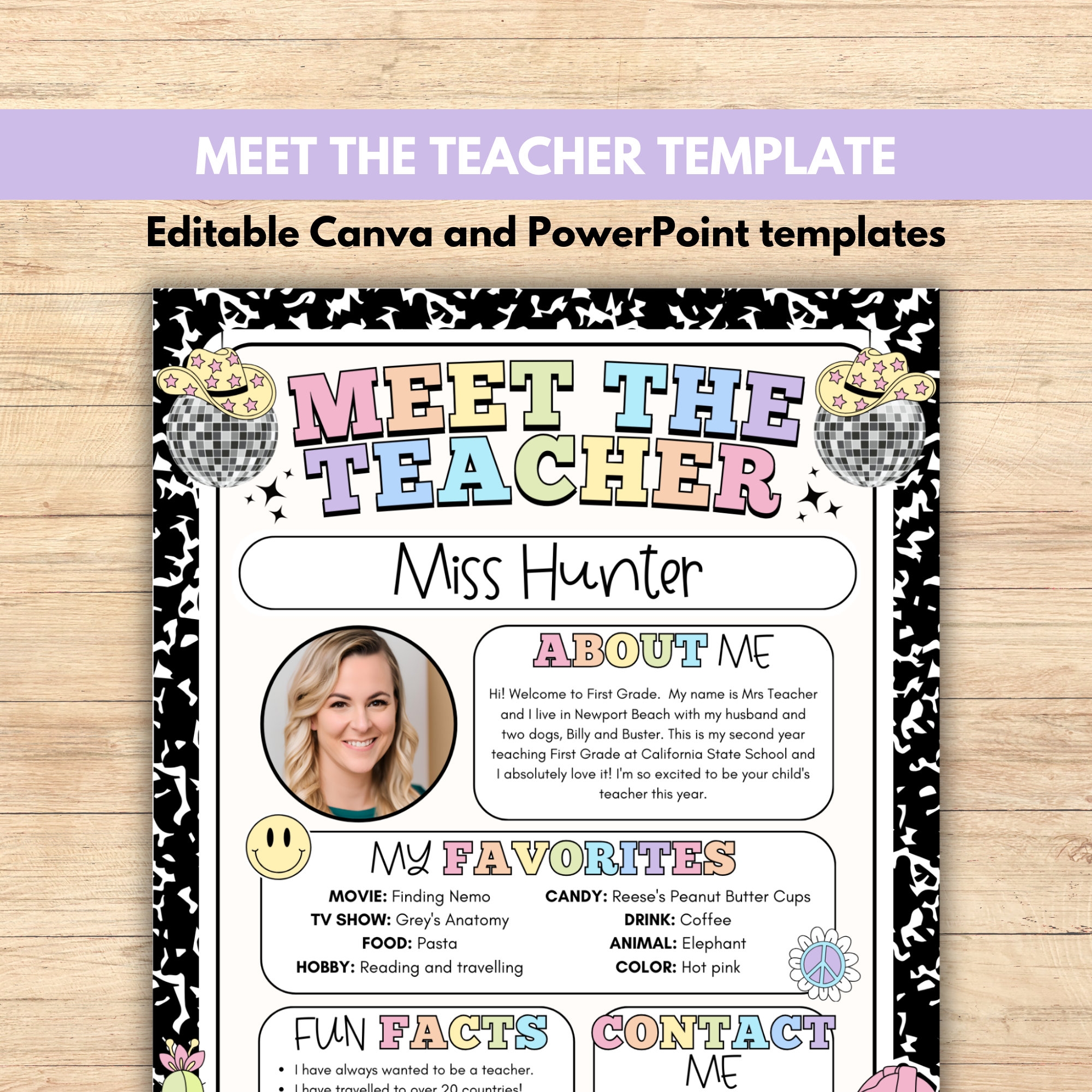 getting to know your teacher template getting to know your teacher template