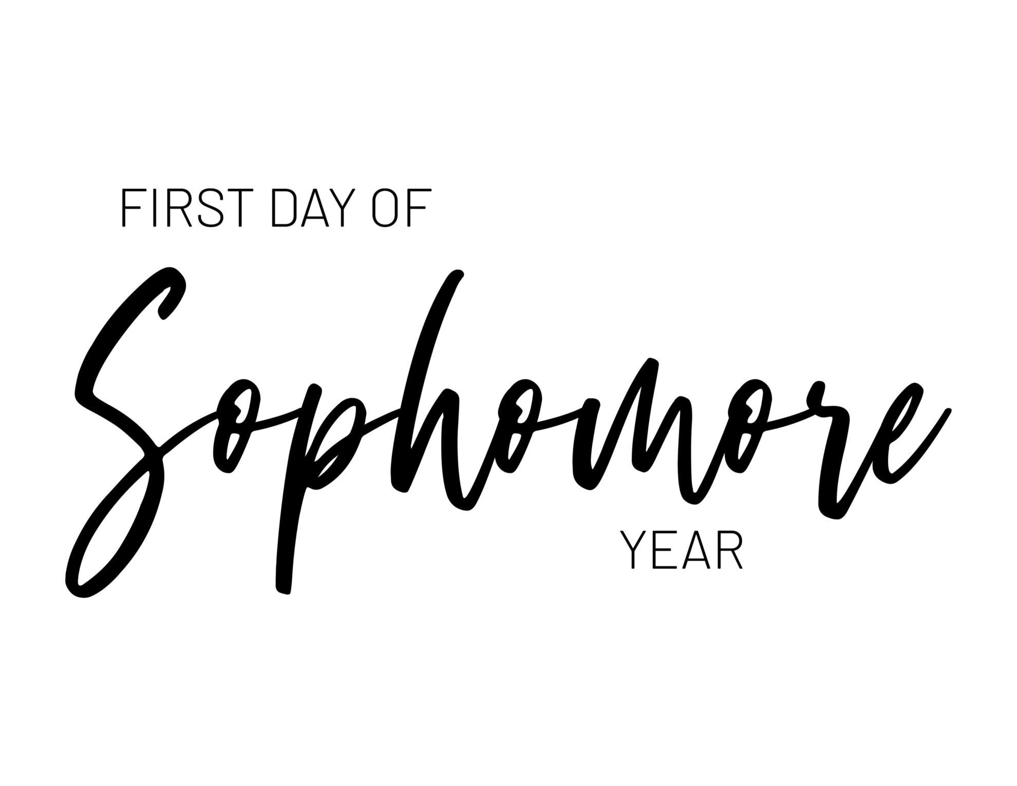 First Day Of School Sign Printables K 12 Paper Trail Design