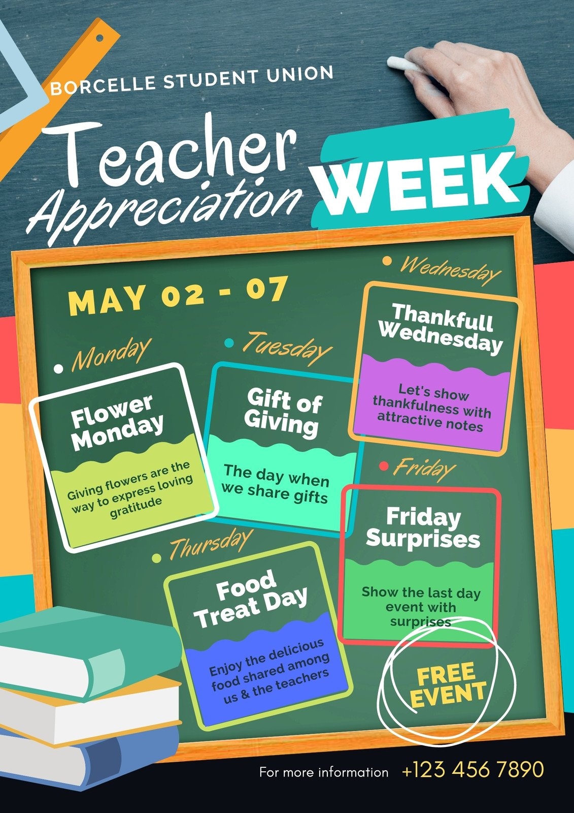 Free And Customizable Teacher Appreciation Templates Canva