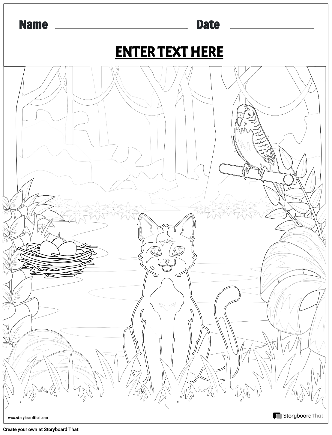 Free Coloring Pages Customize Print With Storyboard That Free Coloring Pages Customize Print With Storyboard That