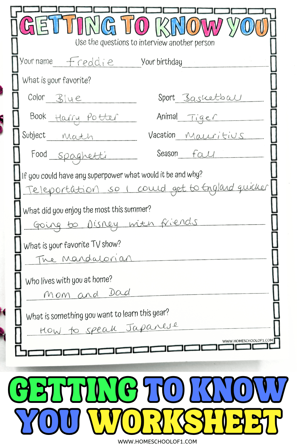 free printable get to know you worksheet free printable get to know you worksheet