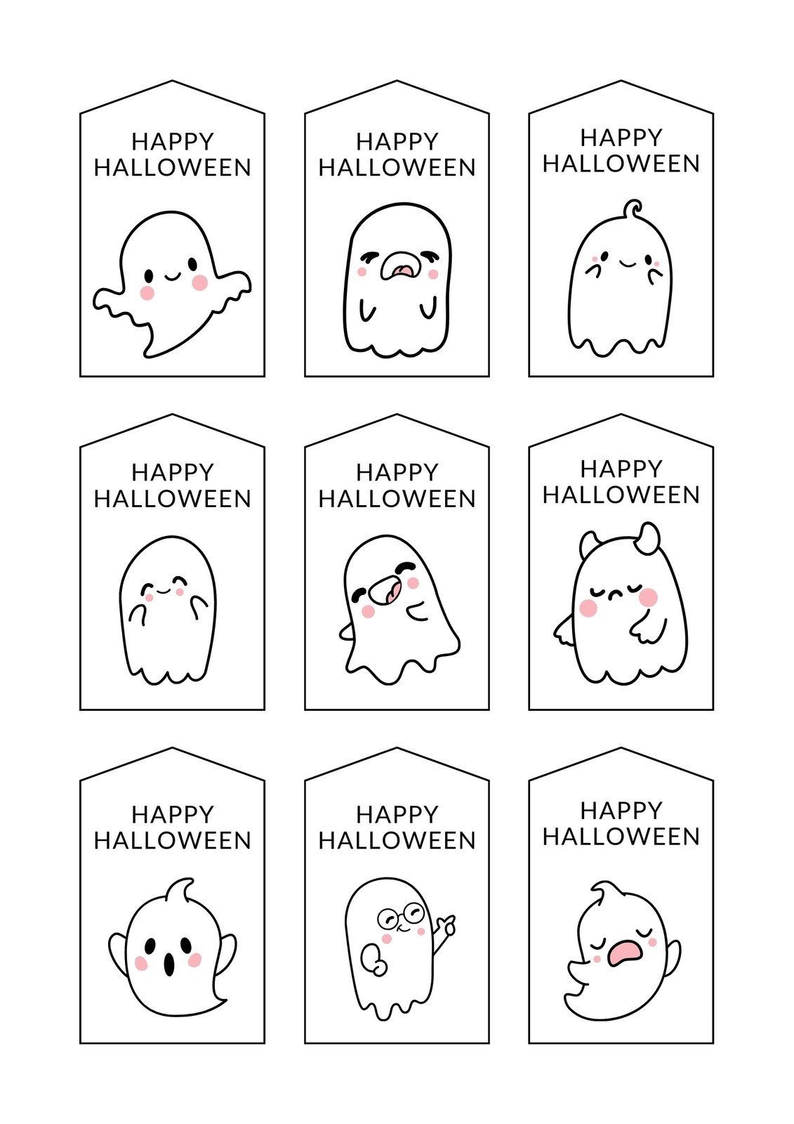 free halloween printable tags free halloween printable tags