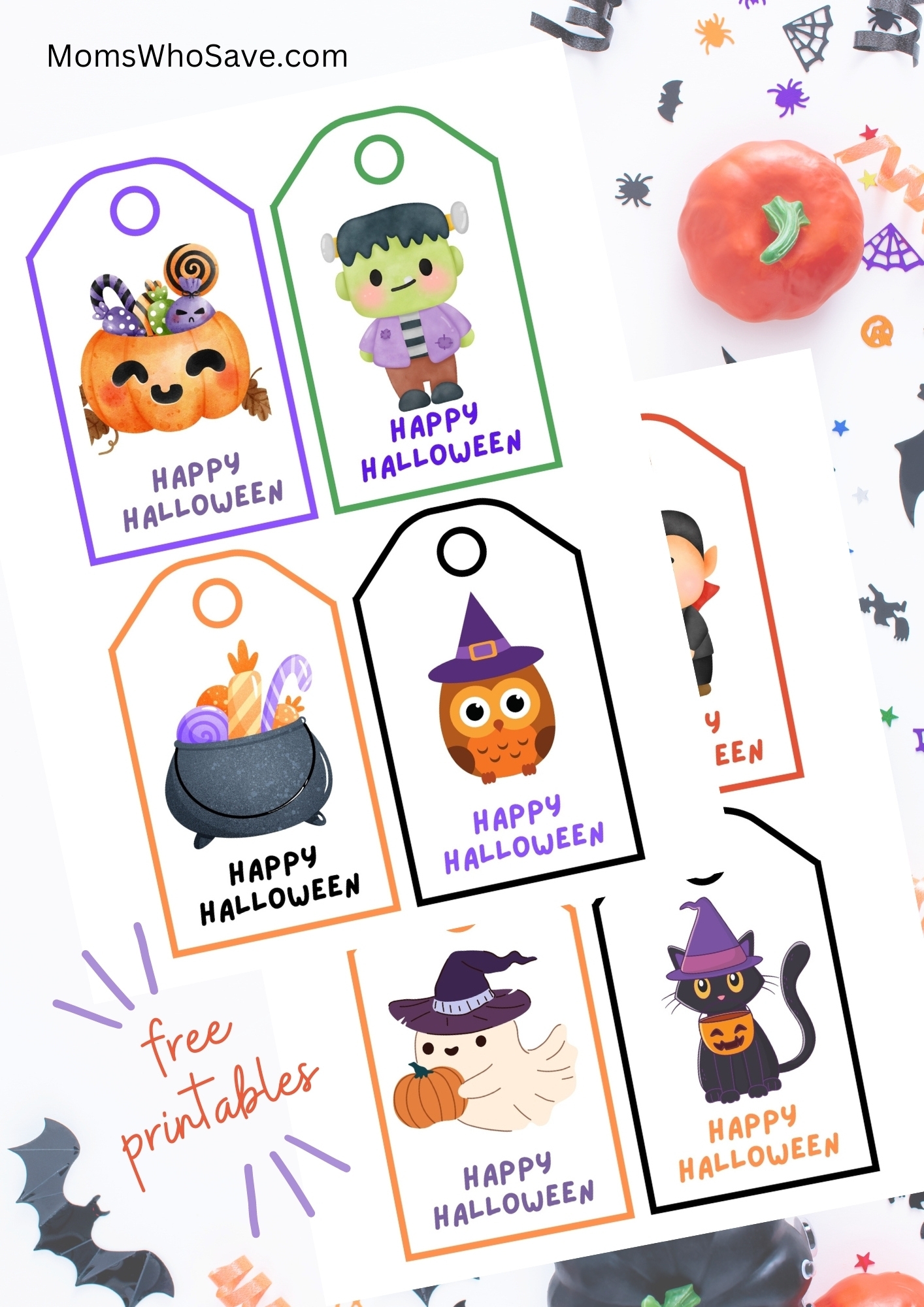 free printable printable halloween tags