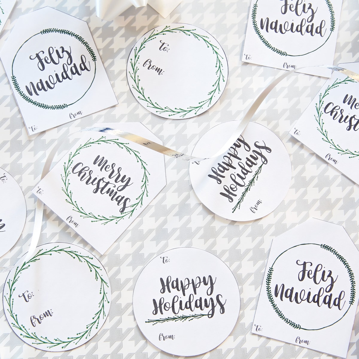 free printable tags for gifts
