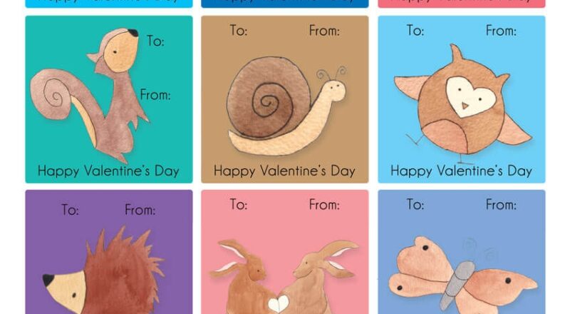 Free Printable Kids Valentine Cards Little Girl s Pearls