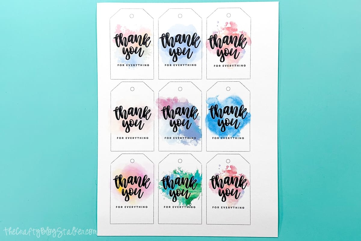 Free Printable Thank You Tags The Crafty Blog Stalker Free Printable Thank You Tags The Crafty Blog Stalker