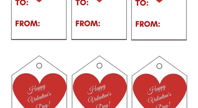 Free Printable Valentine Tags Add A Little Adventure