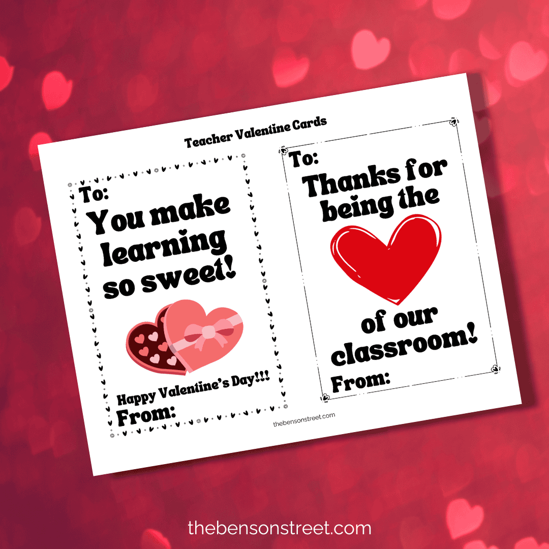 Free Printable Valentines Day Cards For Teacher From Student Free Printable Valentines Day Cards For Teacher From Student