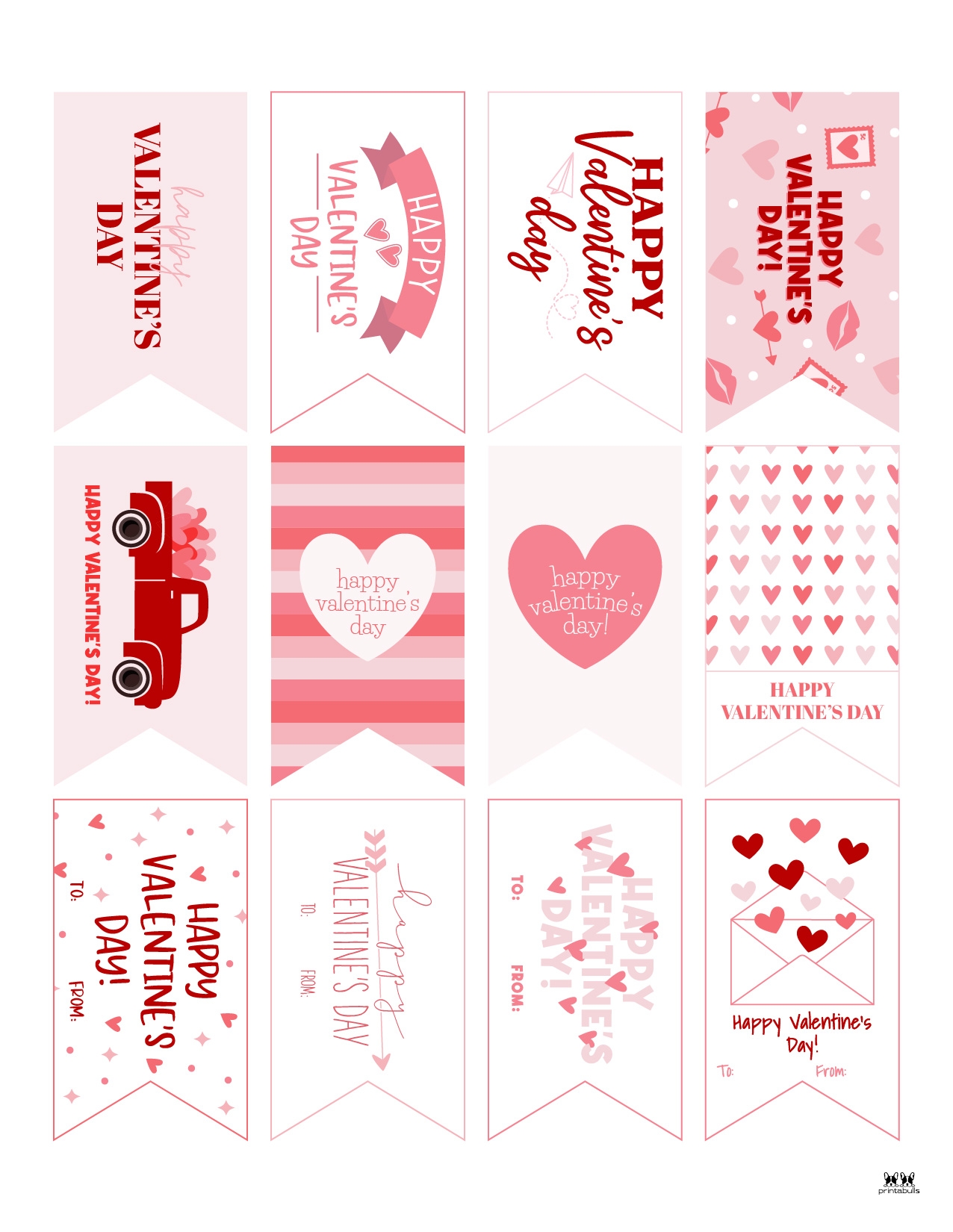 Free Printable Valentines Day Name Tags Printable Party Favors