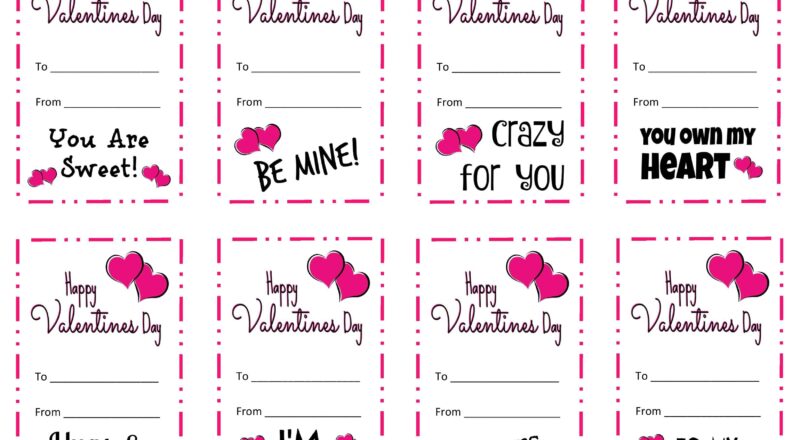 Free Printable Valentines Inspirational Momma