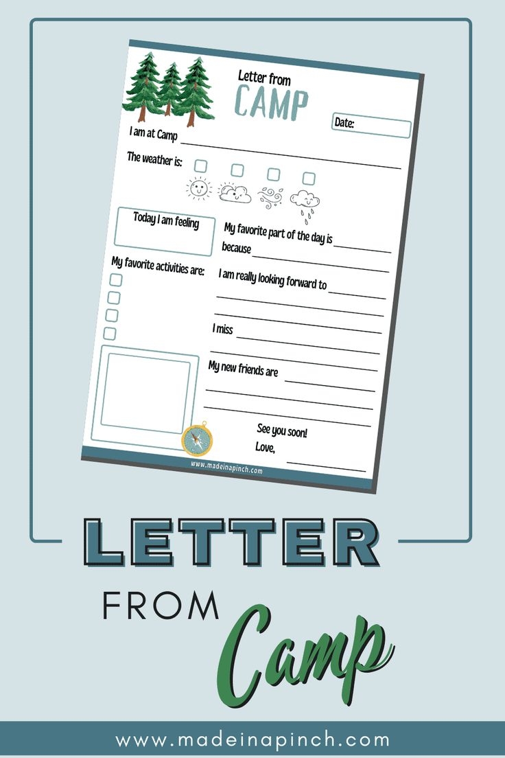 Free Summer Camp Letter To Parents Template