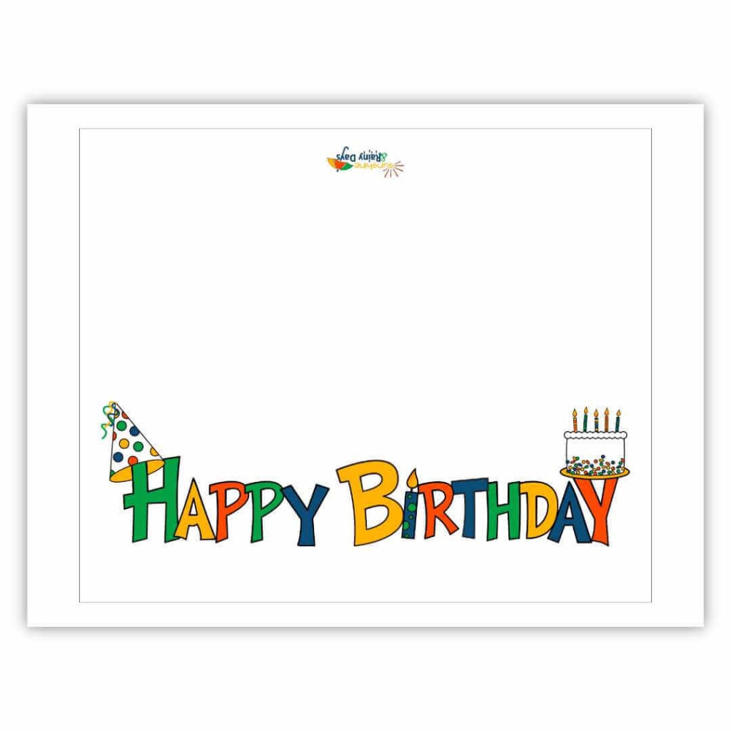 free happy birthday printable