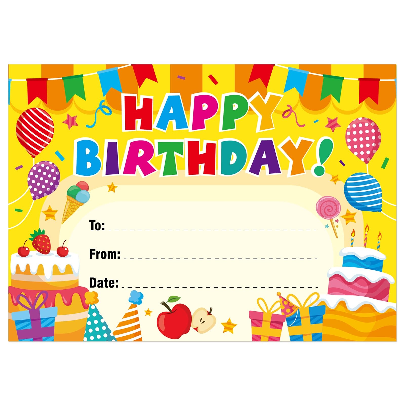 Happy Birthday Certificates For Students Kids Classroom 30pcs Birthday Gift C EBay Happy Birthday Certificates For Students Kids Classroom 30pcs Birthday Gift C EBay