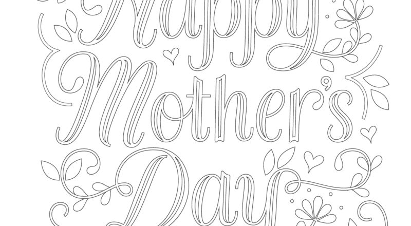 Mother s Day Coloring Pages Hallmark Ideas Inspiration