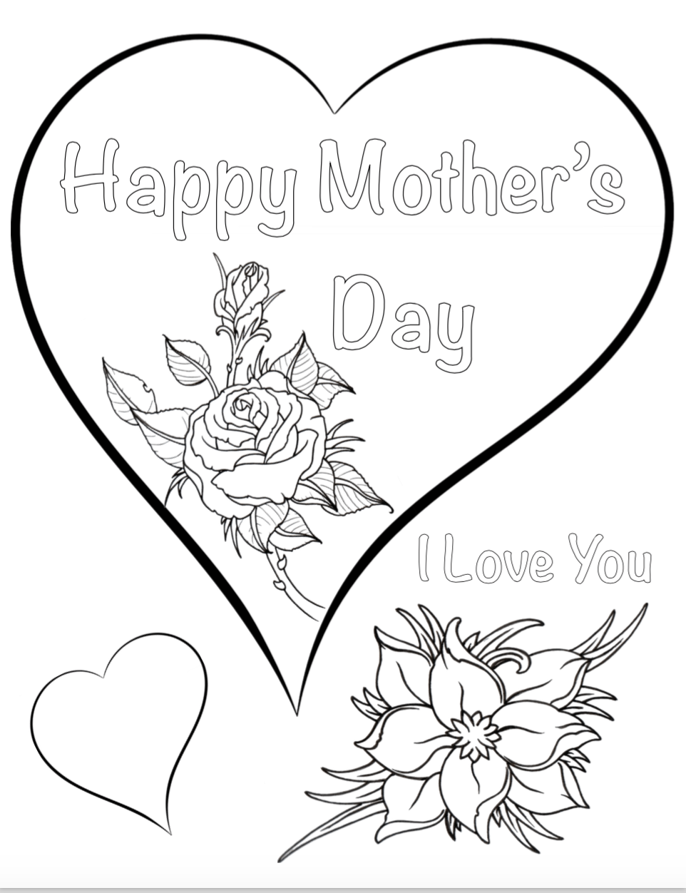 mothers day print outs