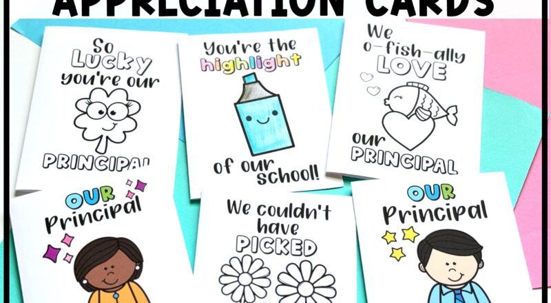 Principal Appreciation Day Printable Principal Appreciation Cards Made By Teachers