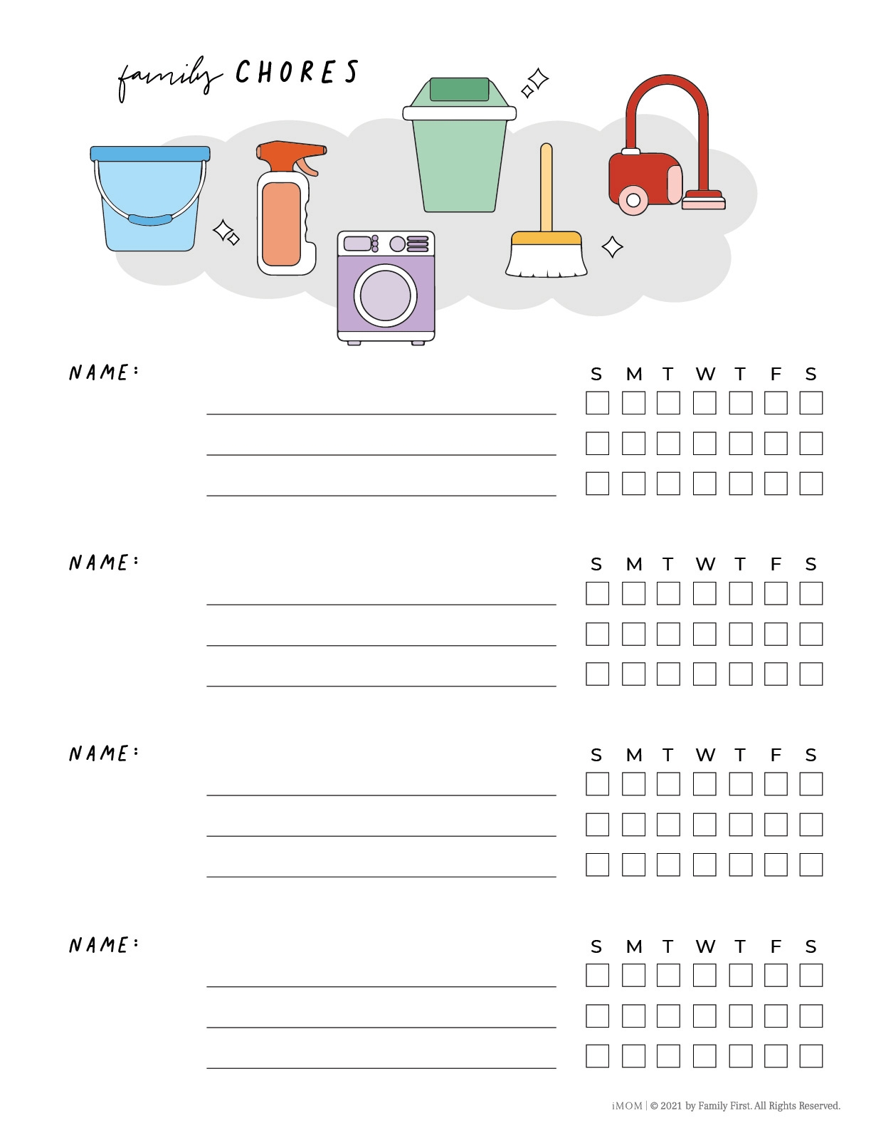 Printable Family Chore Chart IMOM Printable Family Chore Chart IMOM
