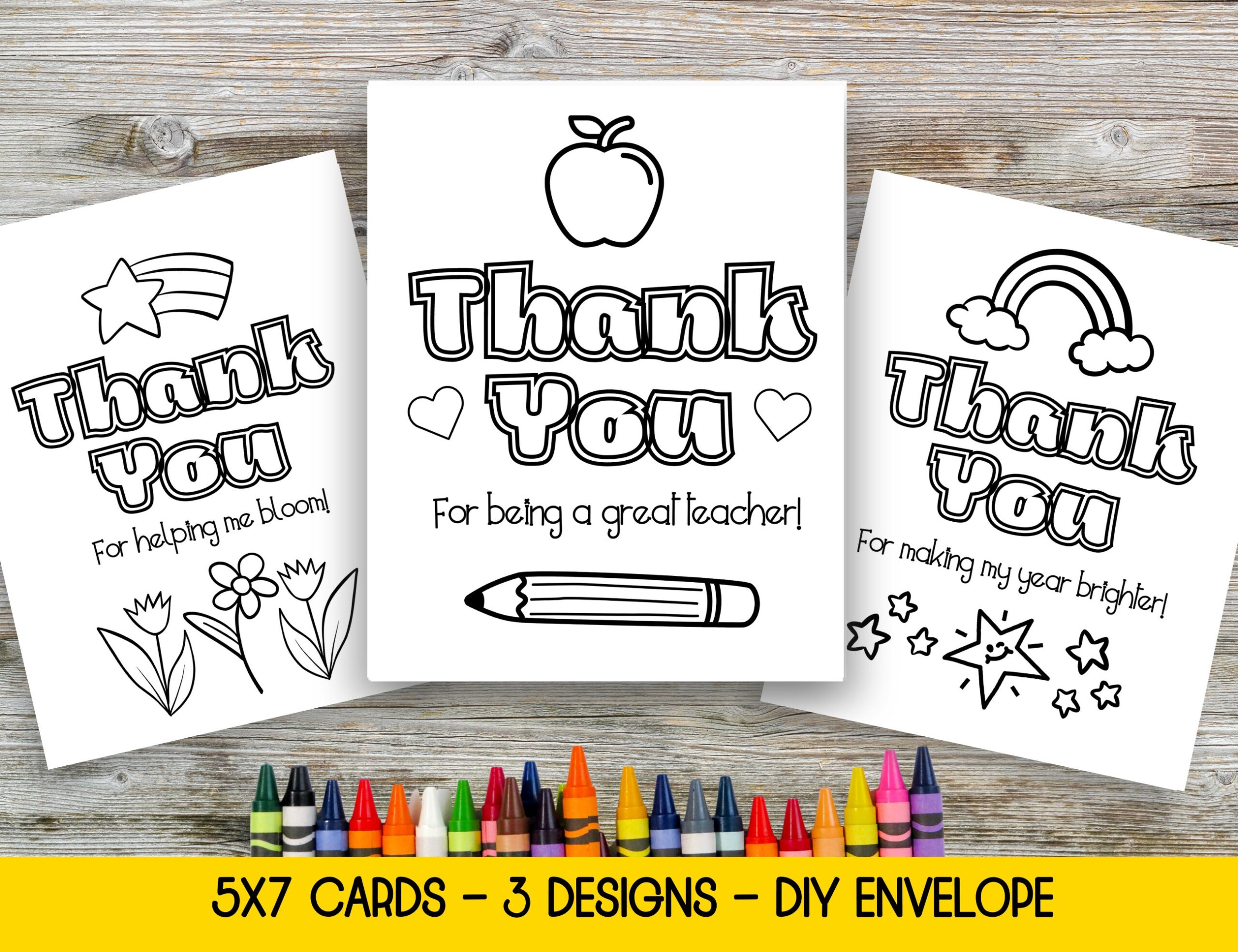 Teacher Appreciation Card Printable Thank You Card For Teacher Appreciation Teacher Thank You Card Download Teacher Thank You Note Etsy
