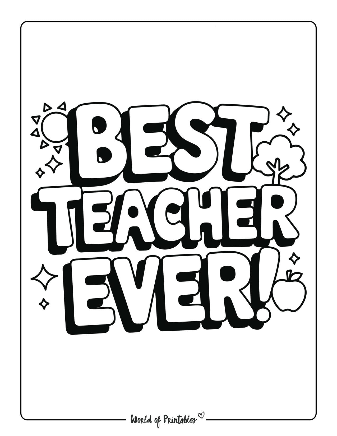 teacher appreciation color pages teacher appreciation color pages