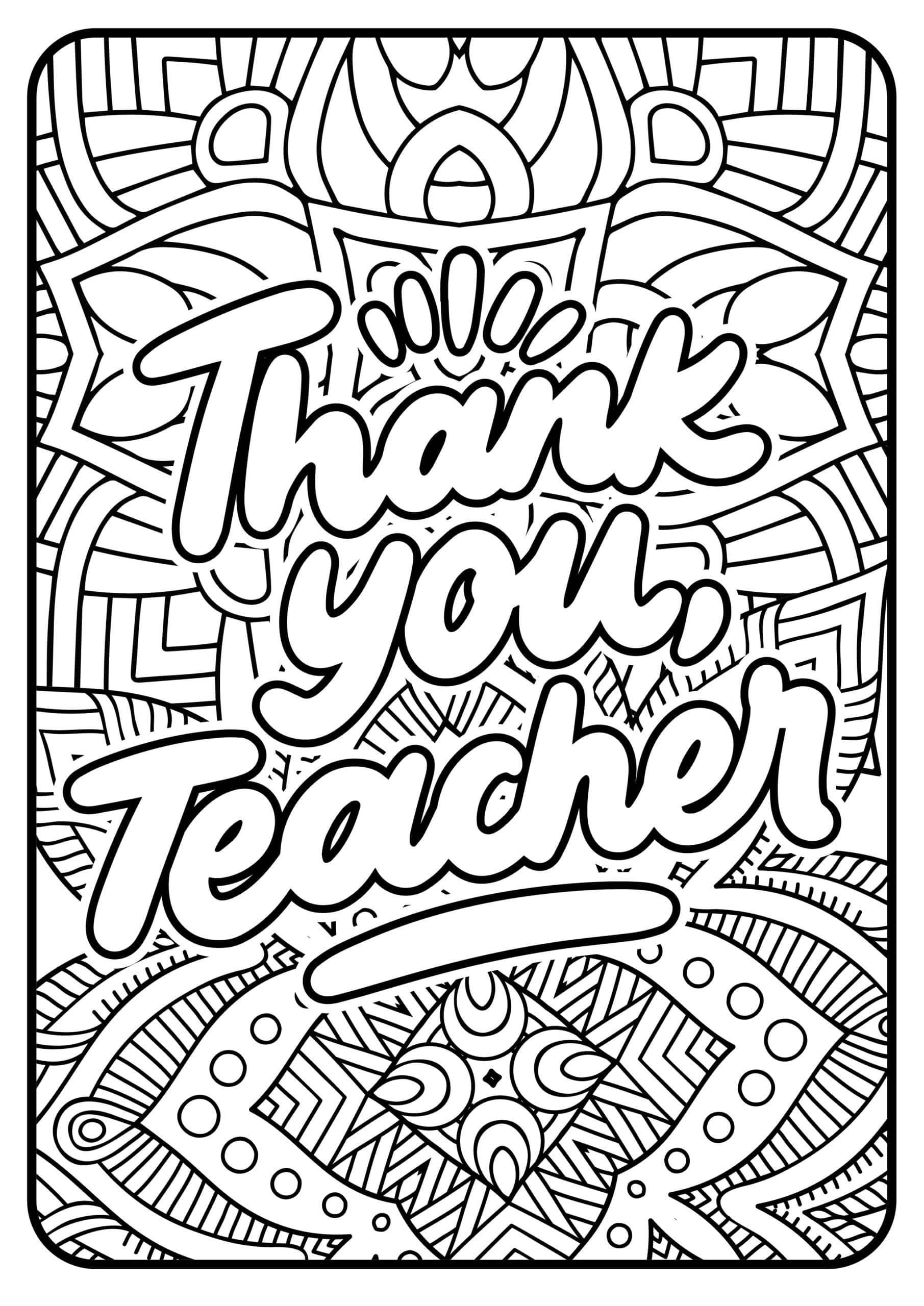 teacher appreciation coloring card free printable
