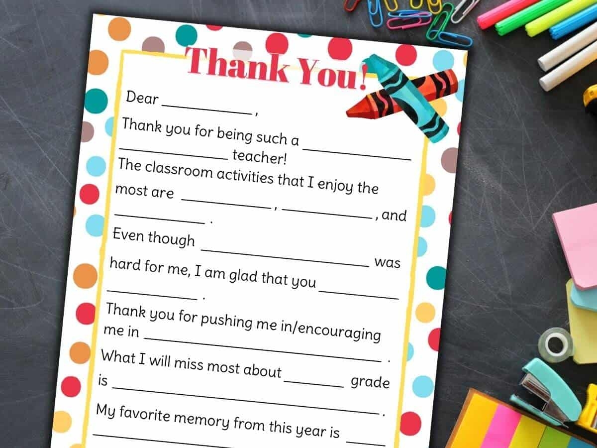 teacher appreciation fill in the blank free