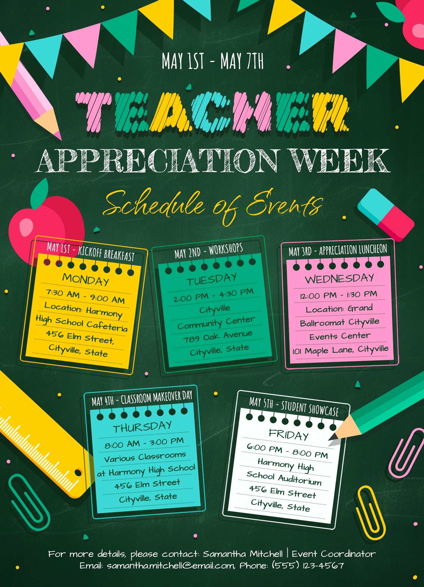 Teacher Appreciation Week Flyer Free Google Docs Template Gdoc io Teacher Appreciation Week Flyer Free Google Docs Template Gdoc io