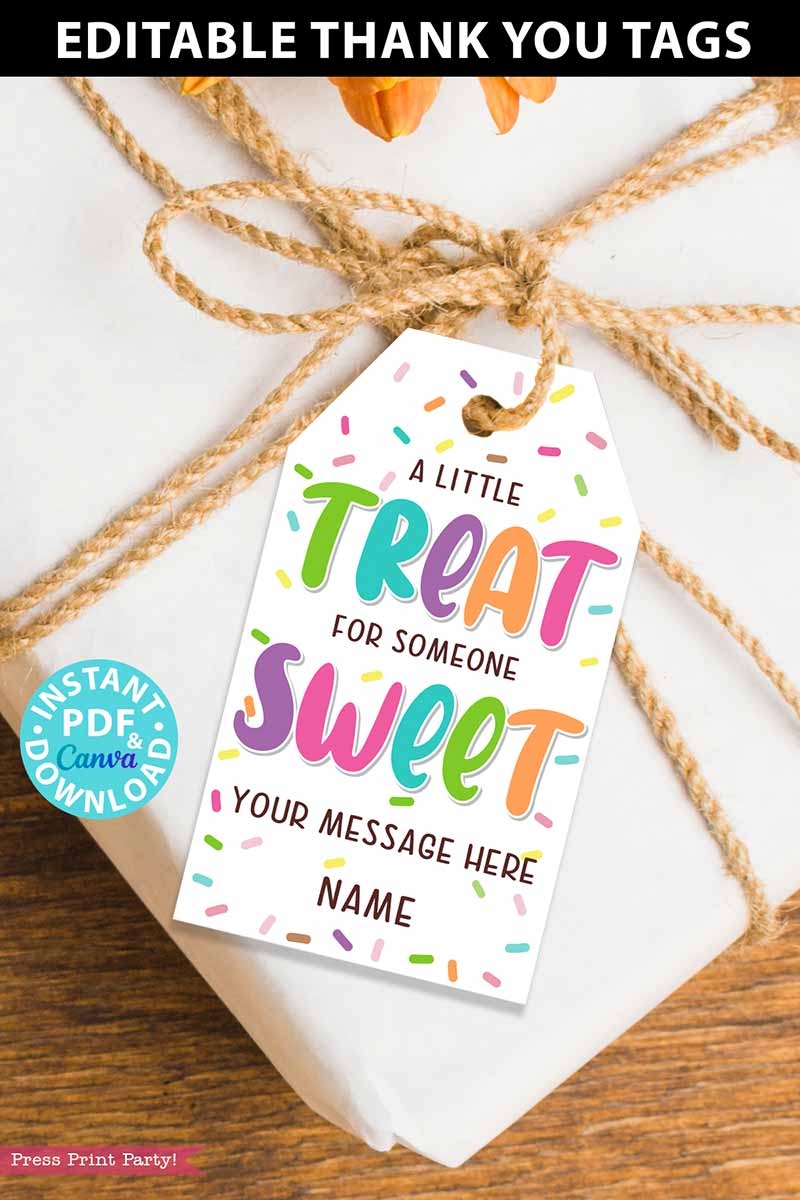 a little treat for someone sweet free printable