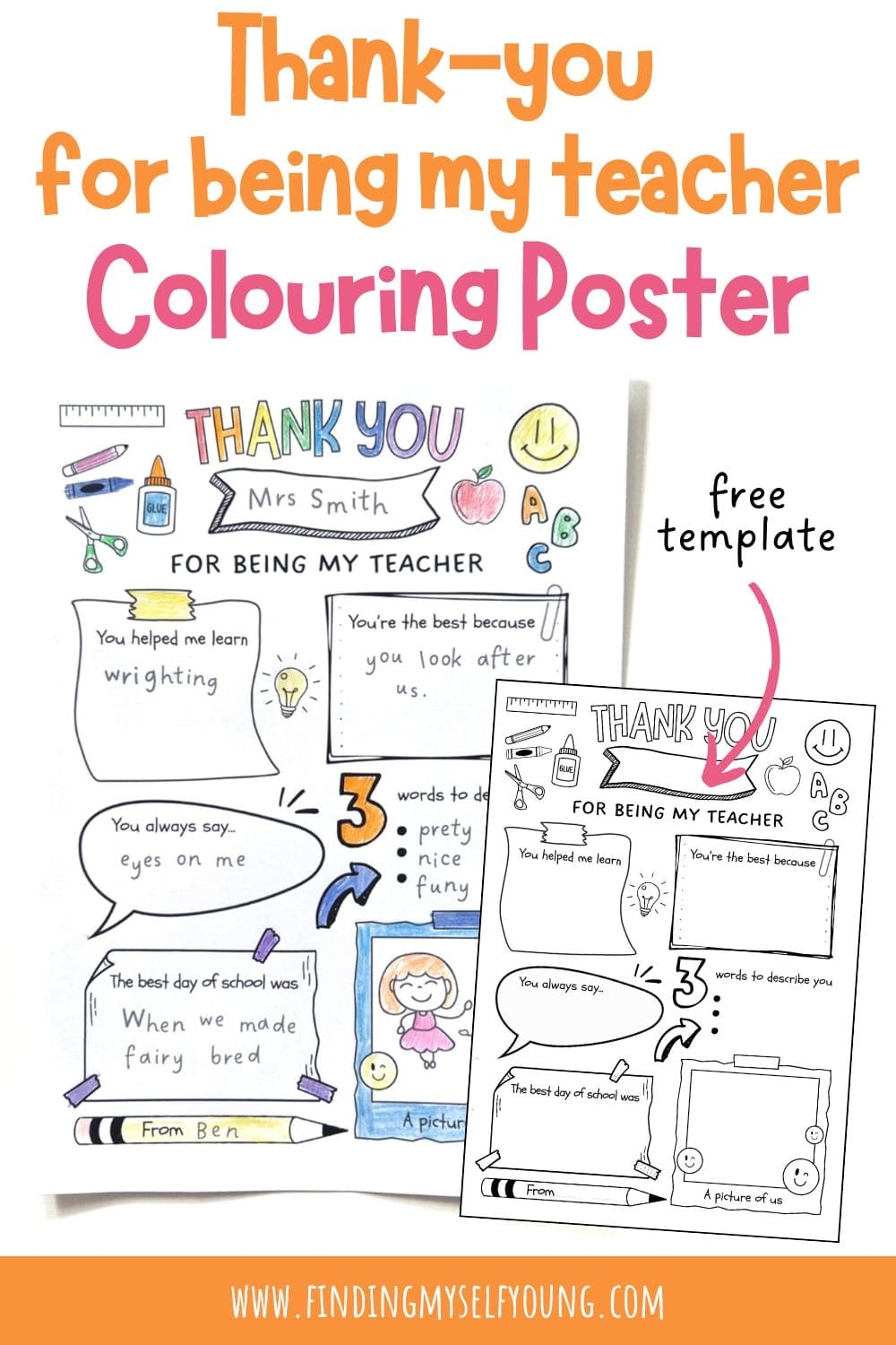 thank you teacher printable free thank you teacher printable free