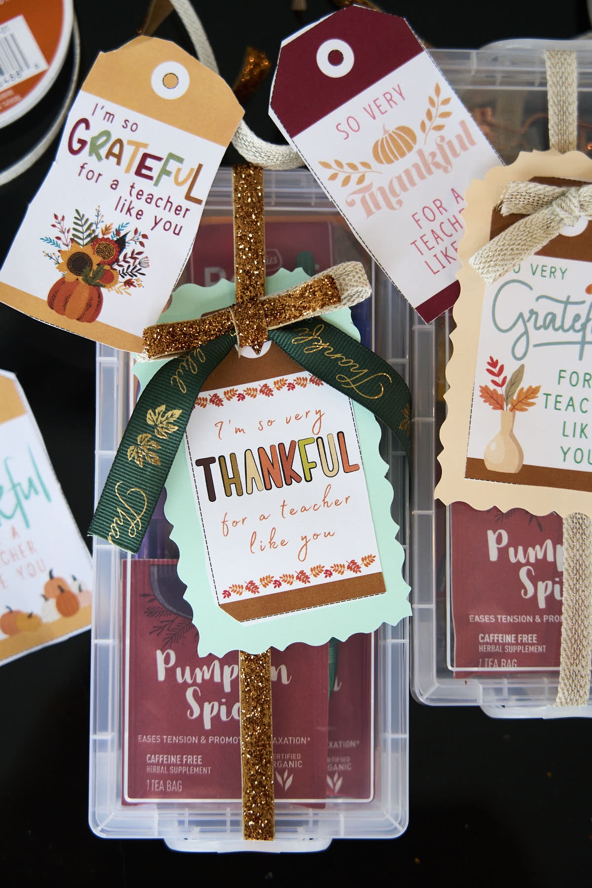Thanksgiving Teacher Gift Tags Free Printable PDF