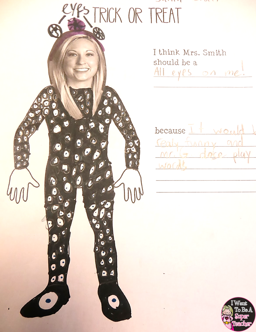 what should my teacher be for halloween free