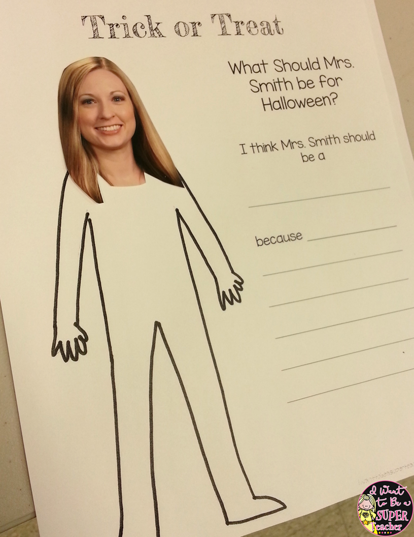 What Should My Teacher Be For Halloween Free Editable Art Writing 