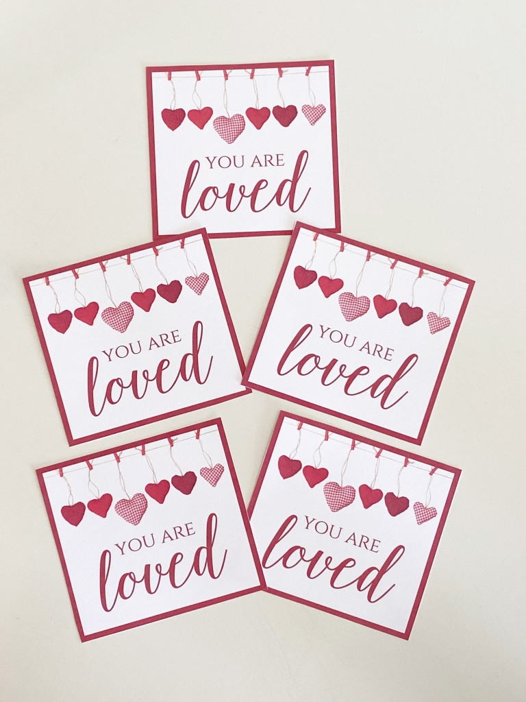 You Are Loved Free Valentines Printable Leah With Love